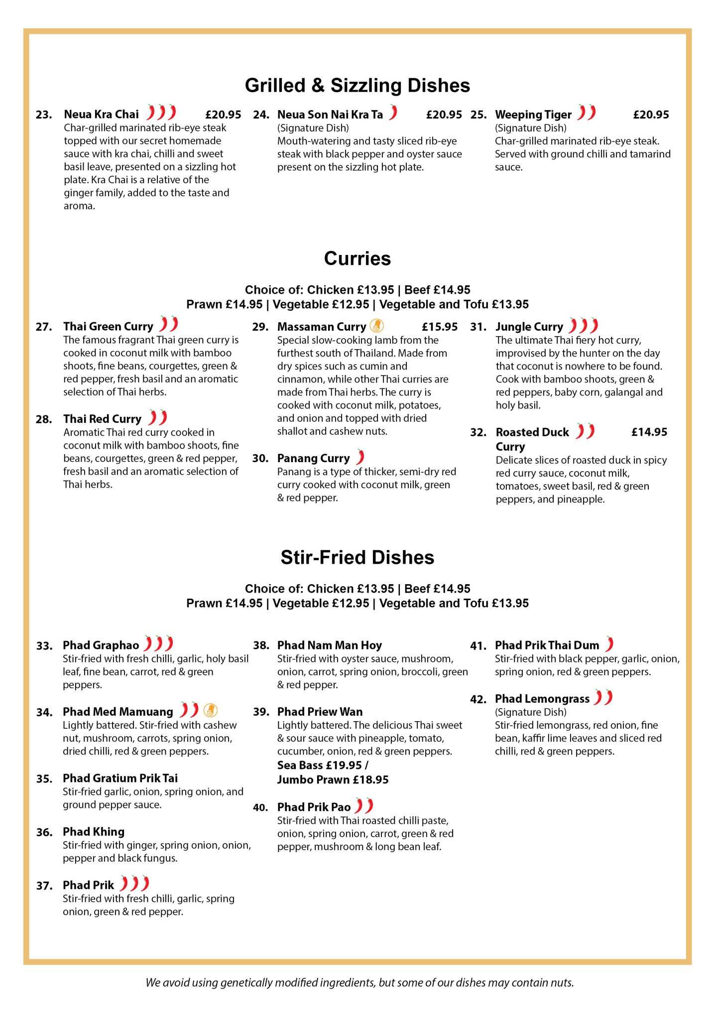 Menu – YumYumThai